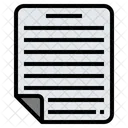 Memorando Posta Lo Documento Ícone