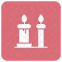 Memorial Candle Flame Icon