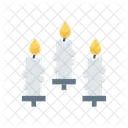 Memorial Candle Flame Icon