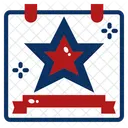 Memorial Day Military America Icon