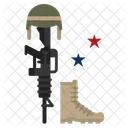 Memorial Day Military America Icon