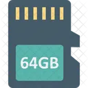 Chip Memory Card Microchip Icon