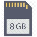 Sd Chip Memory Icon