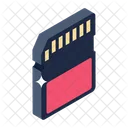 Sd Card Memory Card Microchip Icon