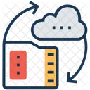 Memory Card Cloud Icon