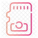 Memory Card File Storage Icon