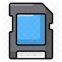 Memory Card Sd Card Microchip Icon