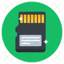 Sd Card Memory Card Microchip Icon