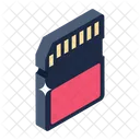 Sd Card Memory Card Microchip Icon