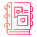 Memory Scrapbook Love Romantic Icon