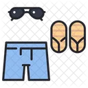 Men Beach Costume Man Beach Costume Beach Costume Icon