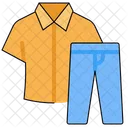 Cartoon Expand Man Clothing Symbol