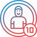 Men counting  Icon
