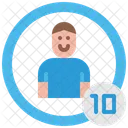 Men Counting Data Icon