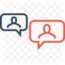 Men Employee Message Icon