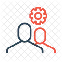 Men Employee Setting Icon
