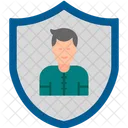Men Protect Barrier  Icon