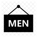 Men Signboard Men People Icon