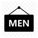 Men Signboard Men People Icon