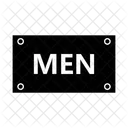 Men Signboard Men People Icon