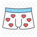 Men Underwear Underwear Valentines Icon