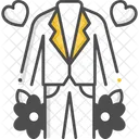 Men Wedding Dress  Icon