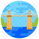 Menai Bridge Menai Suspension Bridge Footbridge Icon