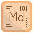 Mendelevium Chemistry Periodic Table Icon