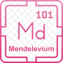 Mendelevium Preodic Table Preodic Elements Icon