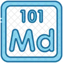 Mendelevium Periodic Table Chemists Icon
