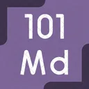 Mendelevium Periodic Table Chemistry Icon