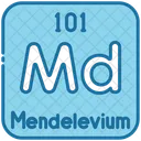 Mendelevium Chemistry Periodic Table Icon