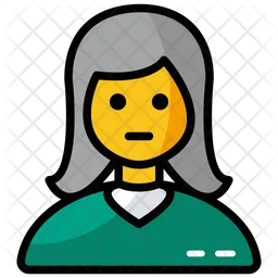 Garota Emoji Ícone