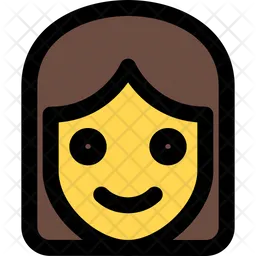 Garota Emoji Ícone