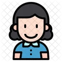 Menina Crianca Avatar Icon