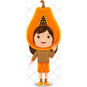 Garota Personagem Fofa Ícone