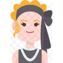 Garota melindrosa  Ícone