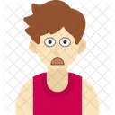 Menino angustiado  Ícone