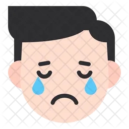 Garoto chorando Emoji Ícone