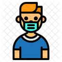 Nerd Garoto Avatar Ícone