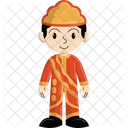Personagem Menino Tradicional Ícone