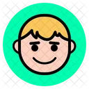 Menino feliz  Ícone