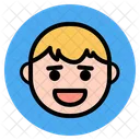 Menino feliz  Ícone