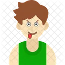 Menino zombando  Ícone