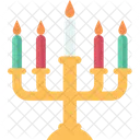 Menorah Candelabros Hanukkah Icono