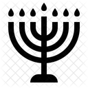 Menorah Juif Judaisme Icône