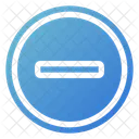 Menos Botones Negativo Icon