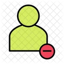 Menos usuario  Icono