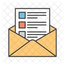 Mensagem Carta E Mail Icon