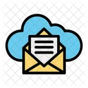 Mensagem Computacao Em Nuvem E Mail Icon